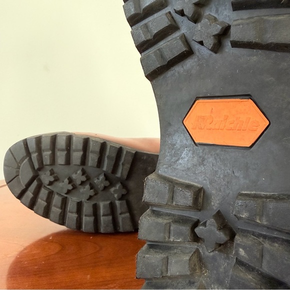 Vintage Raichle Men’s Brown Leather Hiking Boots | US 8 - Picture 7 of 9